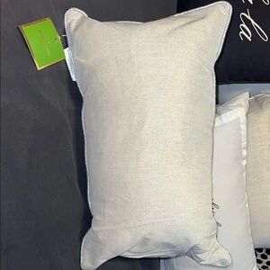 Kate Spade Silver Decorative Pillow
